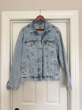 mens gap denim jacket size large
